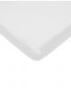 Fitted white sheet